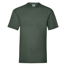 Мужская футболка классическая Fruit of the loom темно зеленая