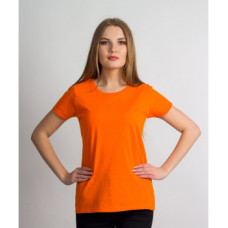 Женская футболка классическая Fruit of the loom оранжевая