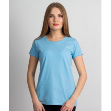 Женская футболка классическая Fruit of the loom голубая