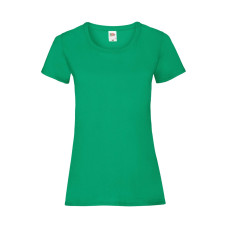 Женская футболка классическая Fruit of the loom зеленая