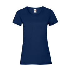 Женская футболка классическая Fruit of the loom темно синяя