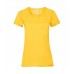 Женская футболка классическая Fruit of the loom желтая