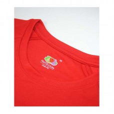 Женская спортивная футболка Fruit of the loom красная