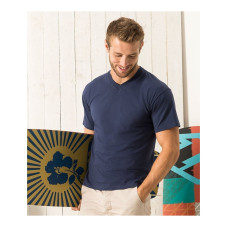 Мужская футболка с v-образным вырезом легкая Fruit of the loom